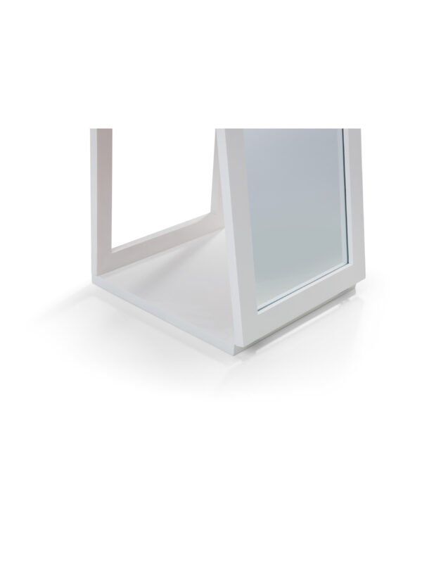 Fresco White Storage Mirror - Image 5
