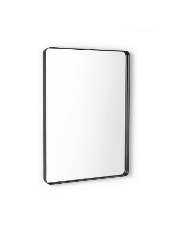 Jaya Black Frame Rectangular Wall Mirror - Image 2