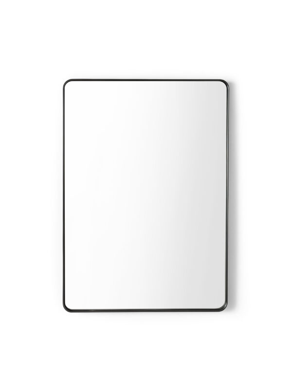 Jaya Black Frame Rectangular Wall Mirror - Image 3
