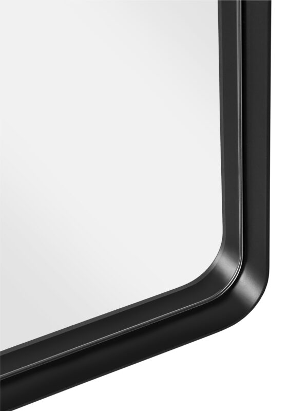 Jaya Black Frame Rectangular Wall Mirror - Image 5