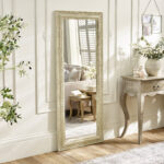 Alanis Rectangular Lean to Dress Mirror - White