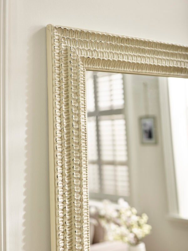 Alanis Rectangular Lean to Dress Mirror - White - Image 3