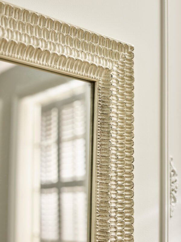 Alanis Rectangular Lean to Dress Mirror - White - Image 4