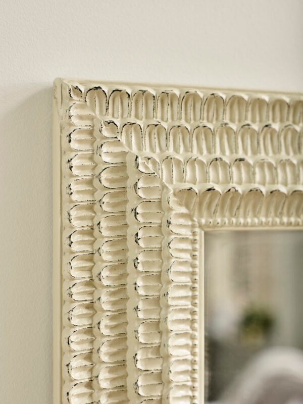 Alanis Rectangular Lean to Dress Mirror - White - Image 5
