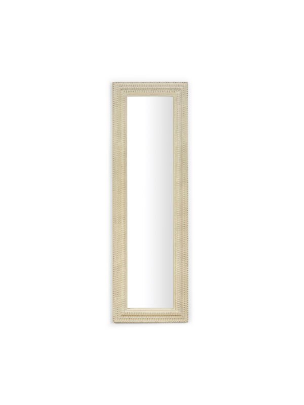 Alanis Rectangular Wall Mirror - White - Image 2
