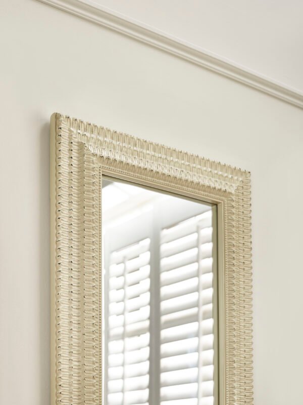 Alanis Rectangular Wall Mirror - White - Image 5