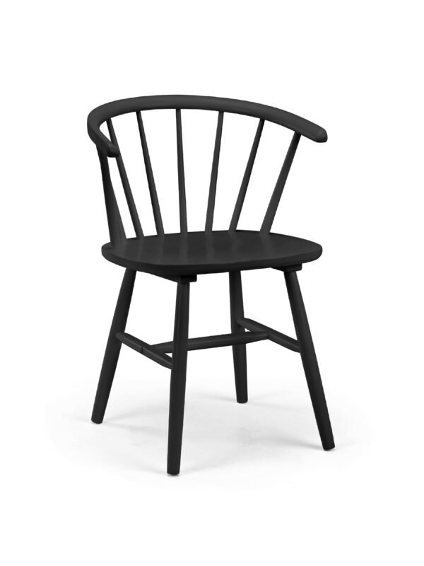 Modena Curved Spindle Back Dining Chair (Set of 2) - Image 3