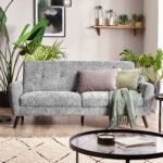 Monza Upholstered 3 Seater Sofa