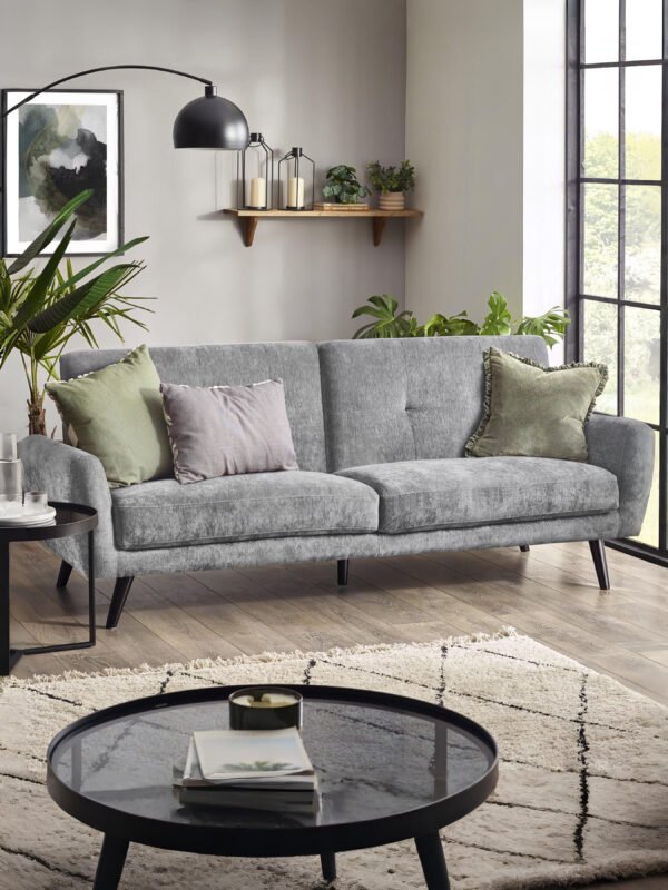 Monza Upholstered 3 Seater Sofa Bed