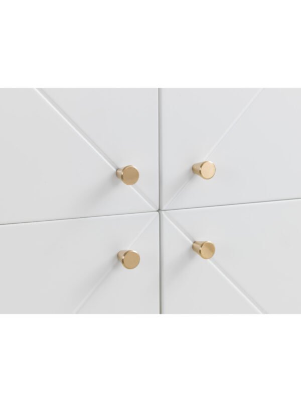 Moritz 4 Door Cabinet - Oak & White - Image 6