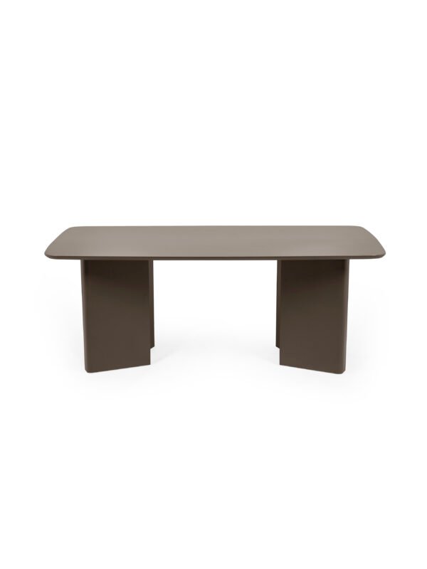 Moro Rectangular Dining Table - Matt Chocolate Brown - Image 3