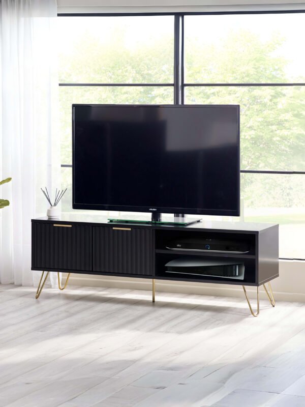 Murano Tv Unit – Matt Black
