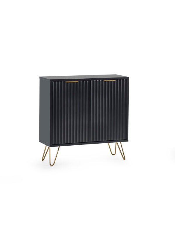Murano Compact Sideboard - Matt Black - Image 2