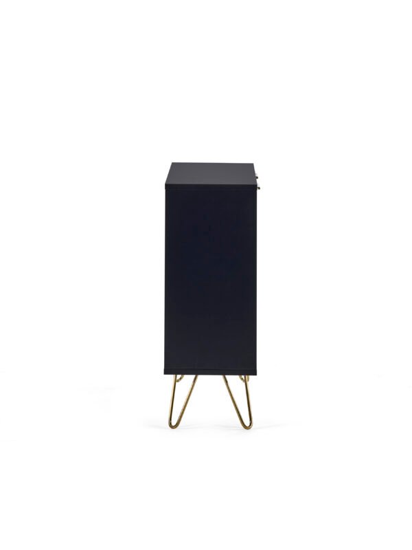 Murano Compact Sideboard - Matt Black - Image 6