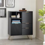 Murano 2 Door 2 Drawer Sideboard – Matt Black