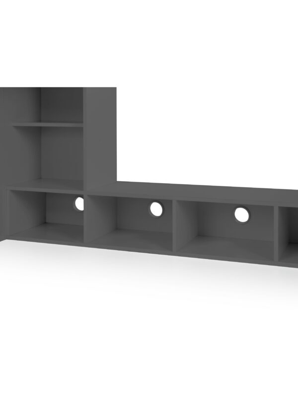 Nebula 90cm Single Anthracite Black Gaming Highsleeper Loft Bed with Desk - Image 6