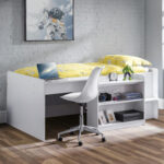 Neptune Mid Sleeper Bed with Desk