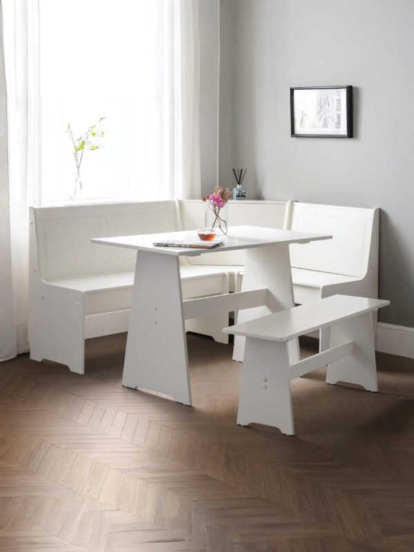 Newport Corner 5 Seater Dining Set with Storage Bench