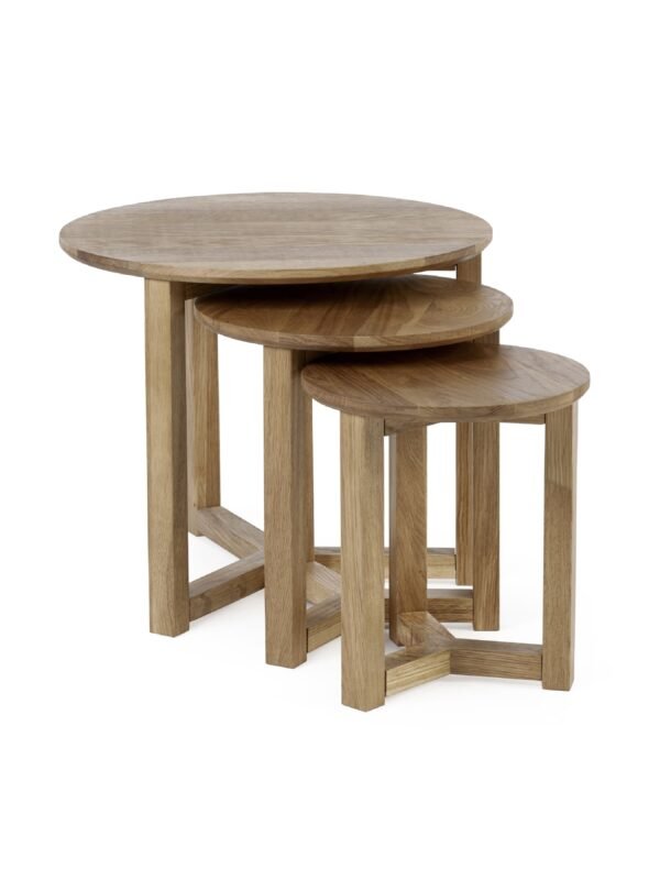 Nidri Round Nest of 3 Side Tables - Image 2