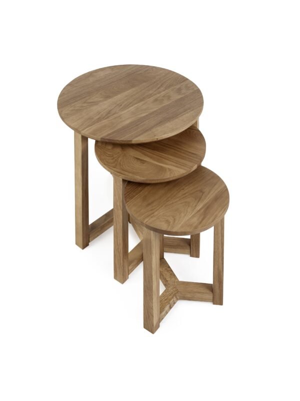 Nidri Round Nest of 3 Side Tables - Image 3