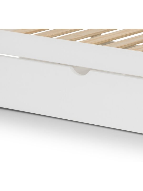 Nova 90cm Single White and Wood Effect Bunk Bed - Image 5