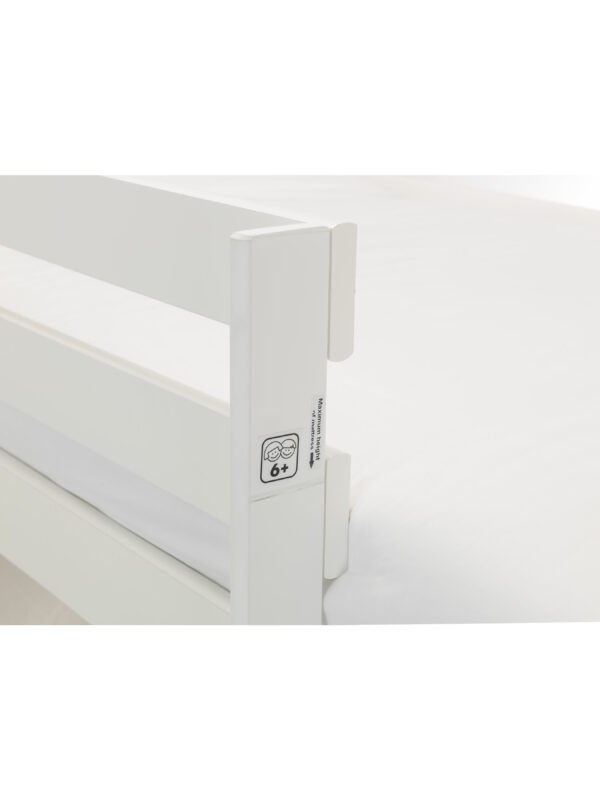 Nova 90cm Single White and Wood Effect Bunk Bed - Image 6
