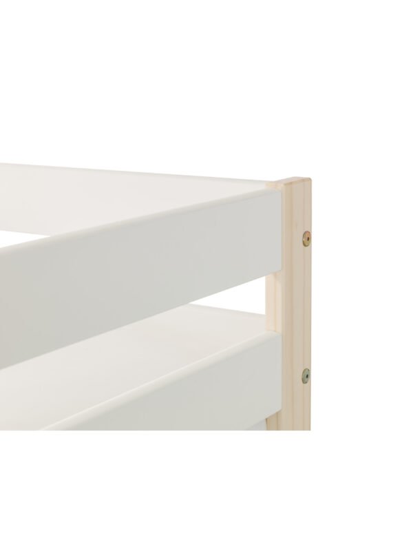 Nova 90cm Single White and Wood Effect Bunk Bed - Image 7