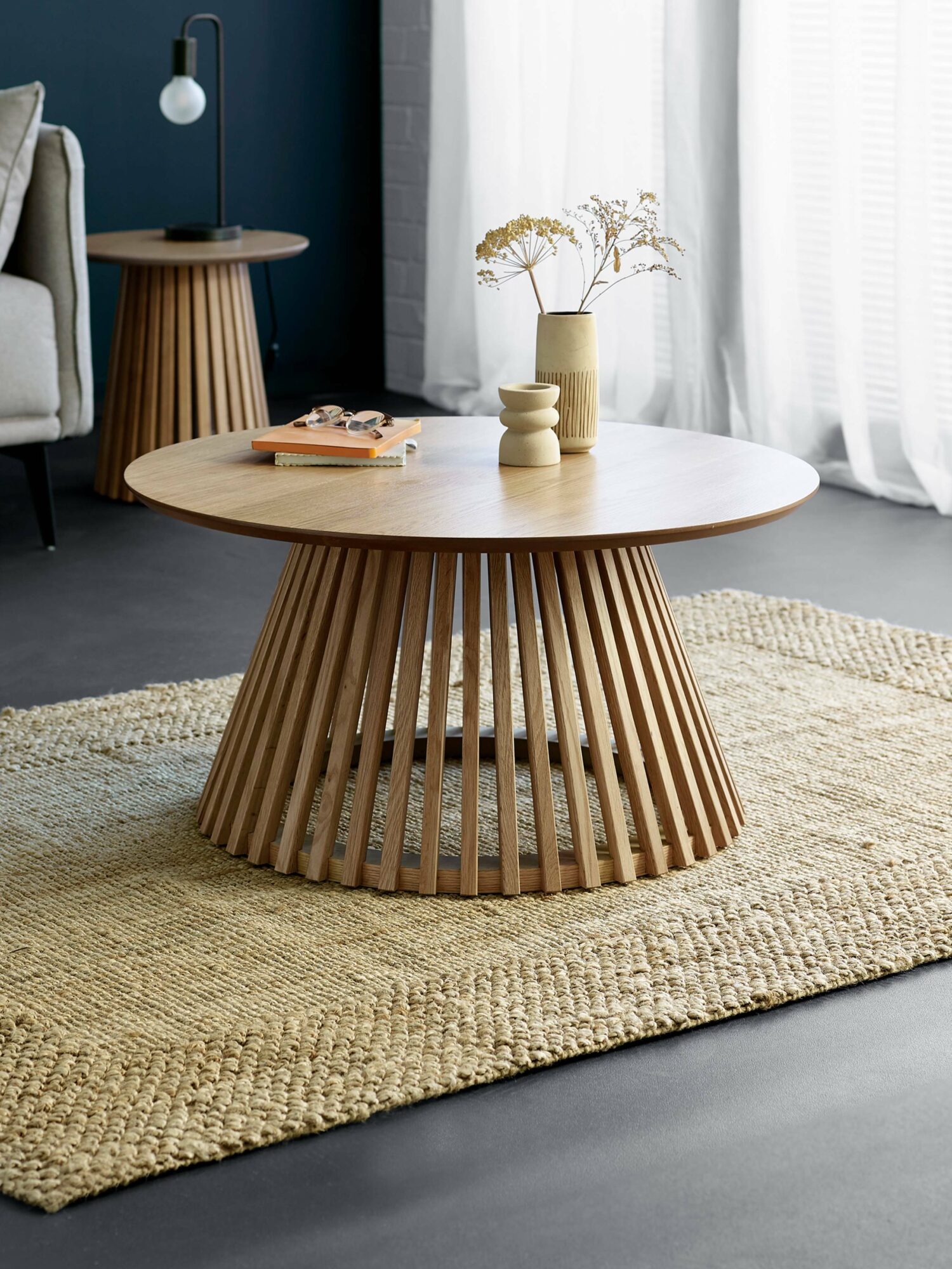 OLL001_1 Ollie Round Coffee Table - Image 1