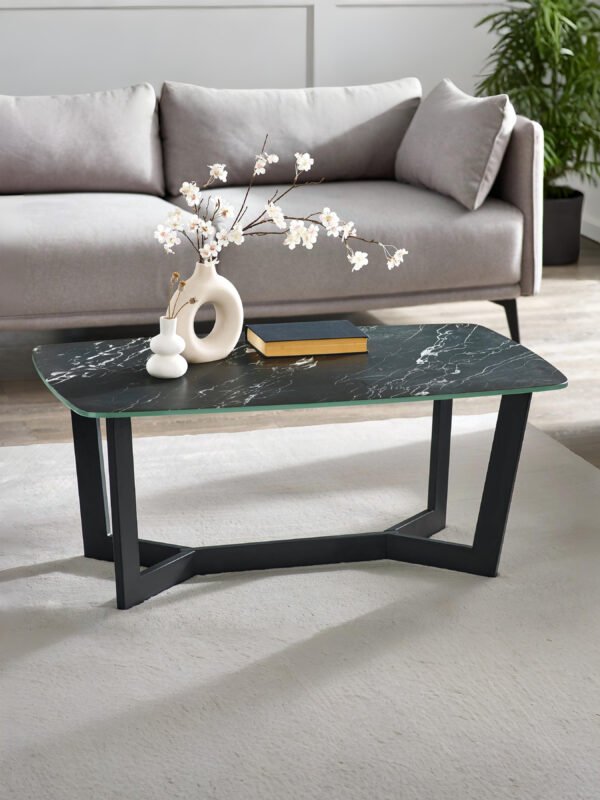 Olympus Coffee Table – Black Marble