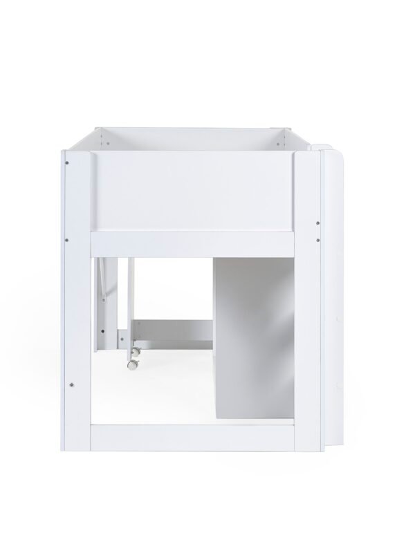 Otis 90cm Single White Midsleeper Cabin Bed with Desk - Image 11