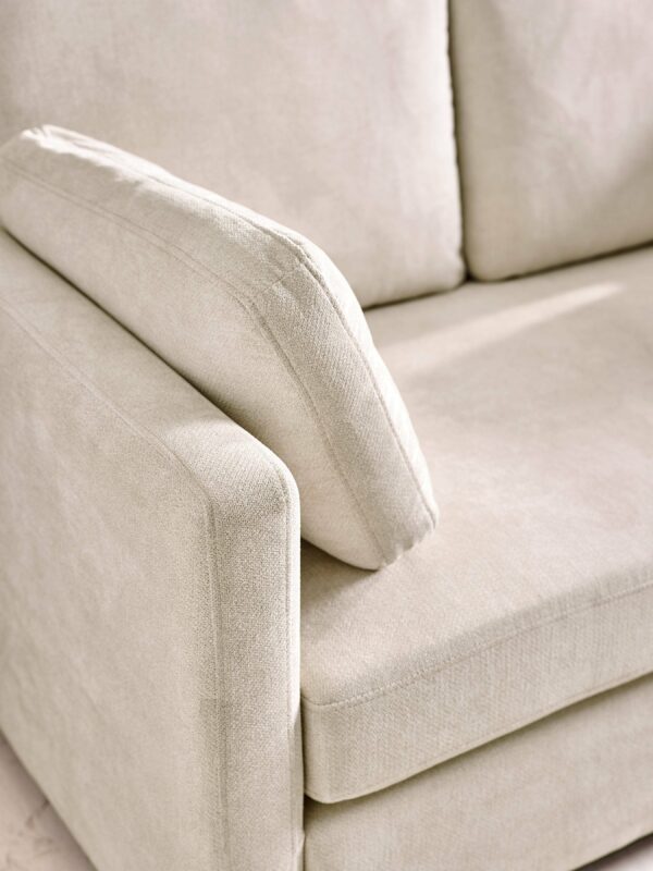 Ottilie Natural Chenille 2 Seater Sofa - Image 11