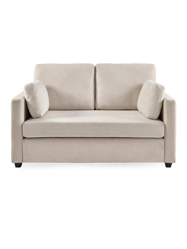 Ottilie Natural Chenille 2 Seater Sofa - Image 4