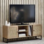 Padstow Rattan TV Unit