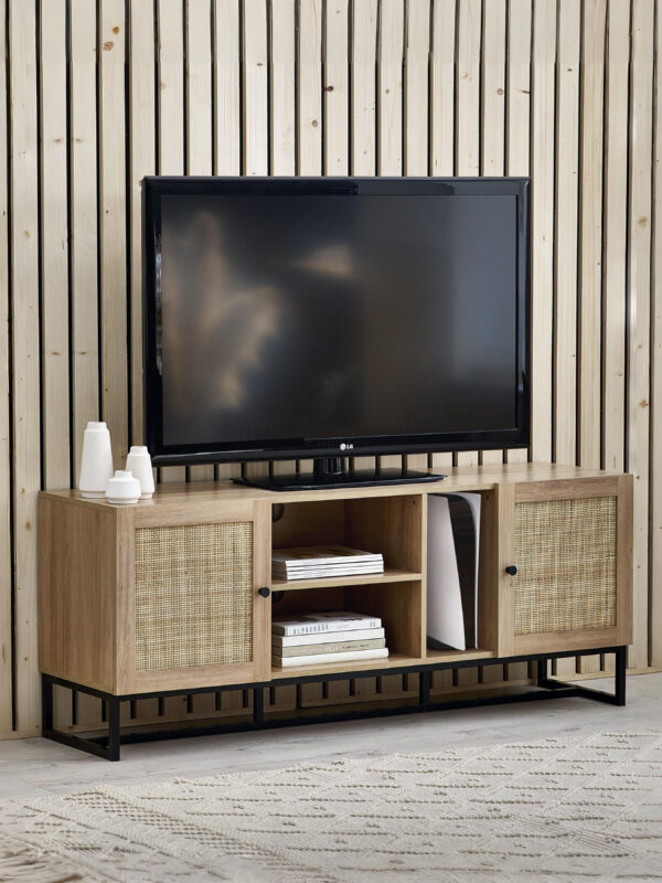 Padstow Rattan TV Unit