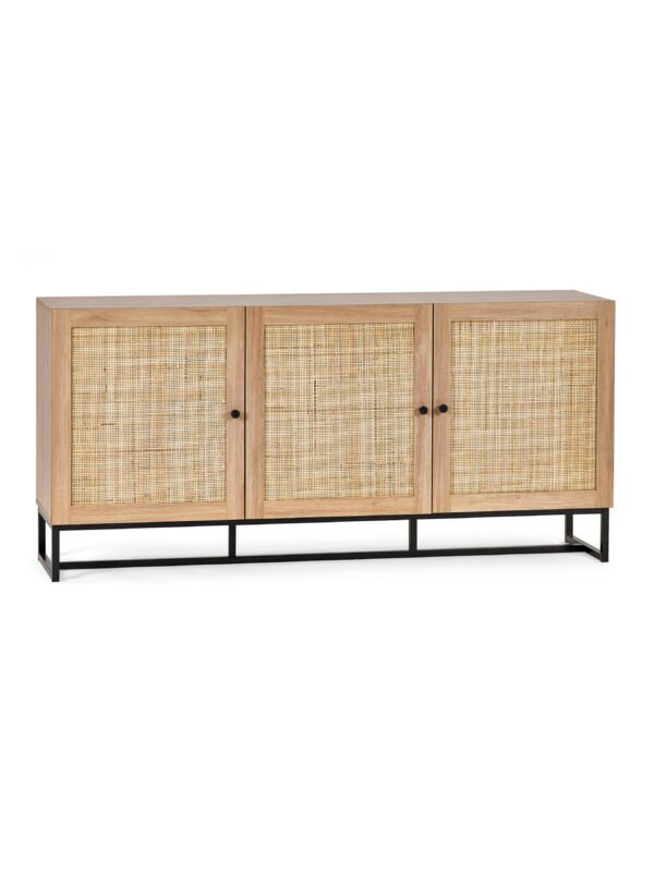 Padstow Rattan 3 Door Sideboard - Image 2