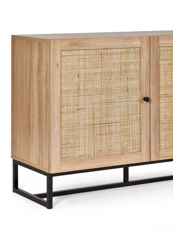 Padstow Rattan 3 Door Sideboard - Image 5