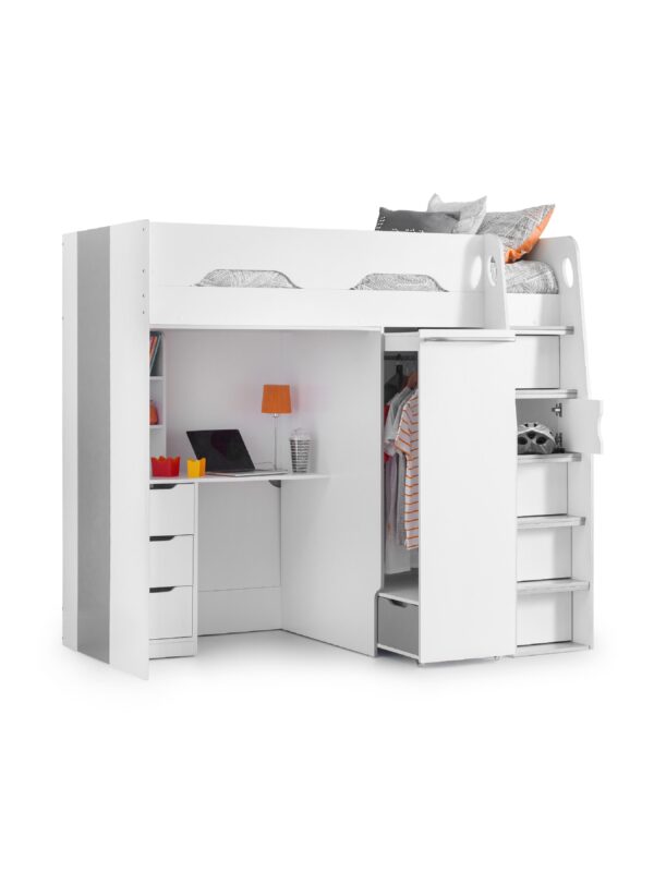 Pegasus High Sleeper Bed with Desk - Image 2