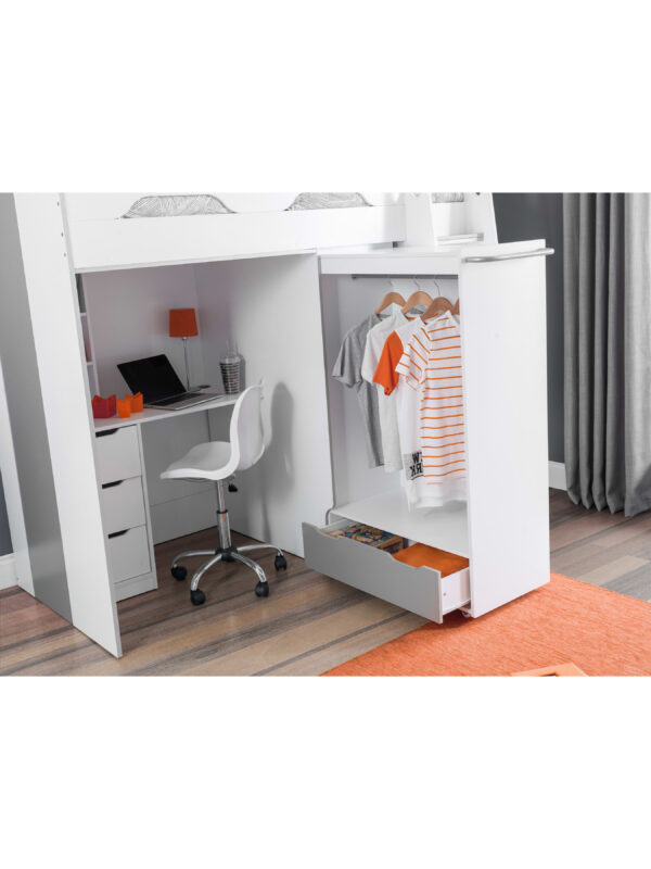 Pegasus High Sleeper Bed with Desk - Image 5