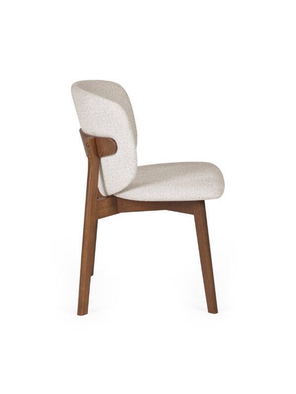 Portland Upholstered Dining Chair (Set of 2) - Cream Chenille - Image 10
