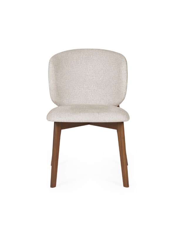 Portland Upholstered Dining Chair (Set of 2) - Cream Chenille - Image 5