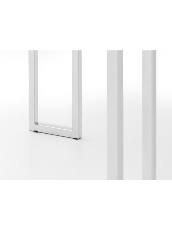Positano Marble & Chrome Dining Table - Image 4