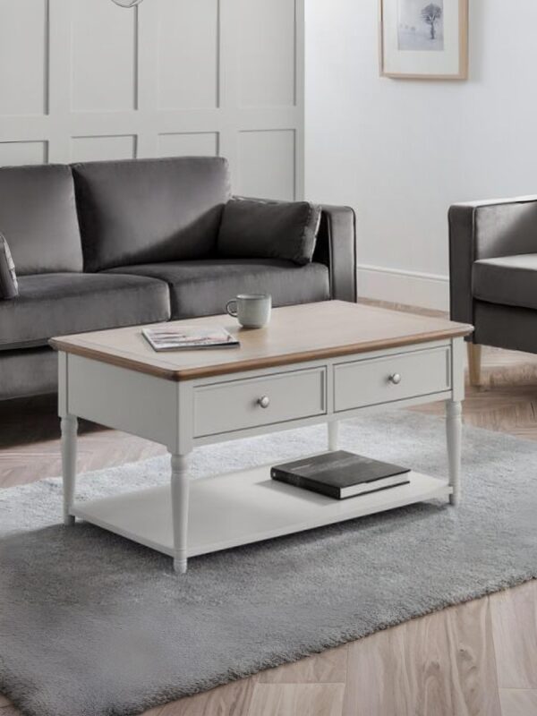 Provence 2 Drawer Coffee Table