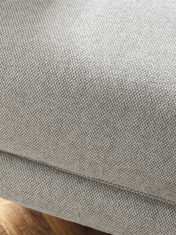 Remy 2 Seater Light Grey Fabric Sofa - Image 5