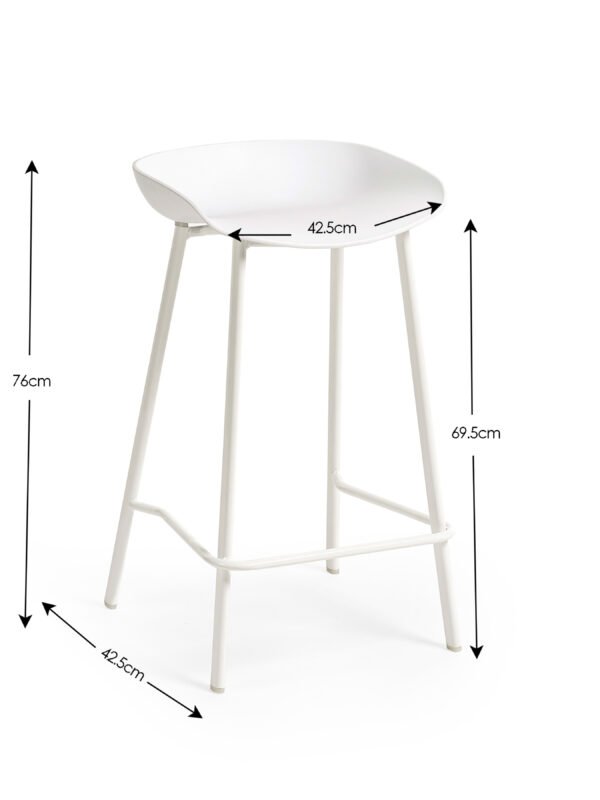 Renzo Plastic Bar Stool (Set of 2) - Image 7