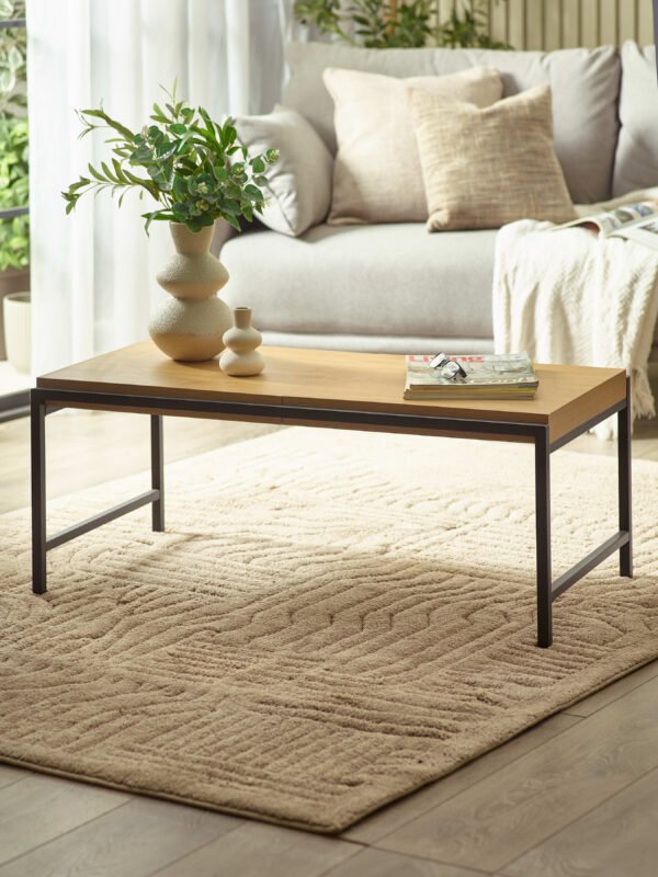 Reuben Reversible Tray Coffee Table – Oak Effect