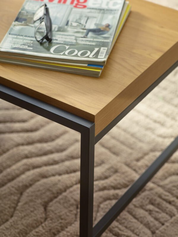 Reuben Reversible Tray Coffee Table - Oak Effect - Image 10