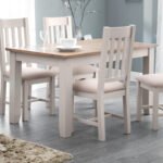 Richmond Extending Dining Table – Elephant Grey/Pale Oak