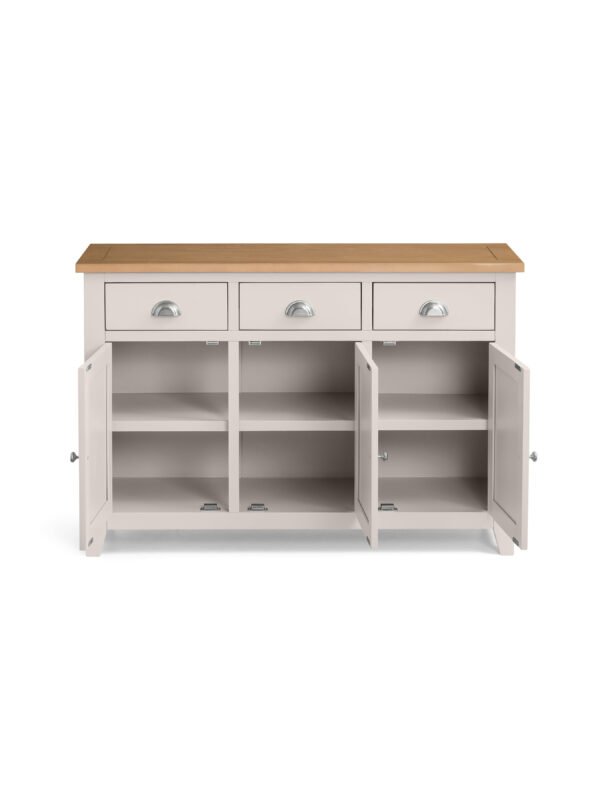 Richmond Sideboard - Elephant Grey/Pale Oak - Image 4