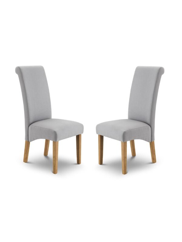 Set Of 2 Rio Scrollback Fabric Chairs