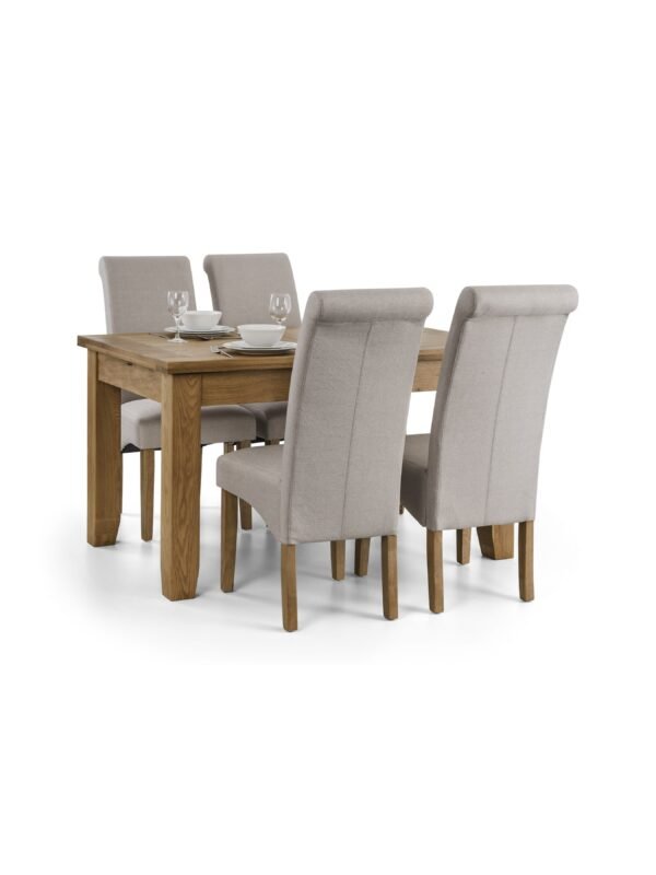 Set Of 2 Rio Scrollback Fabric Chairs - Image 3